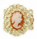 LDS OV CAMEO SLD CLASP