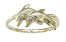 LDS 2 DIA DOLPHIN RING