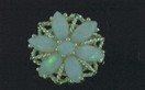 SLIDE W/ MARQ OPALS IN A FLOWER DESI