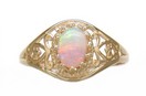 LDS OVAL OPAL RING