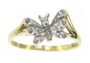 LDS 7 DIA BUTTERFLY RING