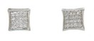 SQUARE MICRO PAVE DIAMOND EARRINGS