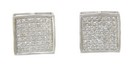 SQUARE MICRO PAVE DIAMOND EARRINGS