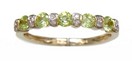 LDS PERIDOT & DIAMOND RING