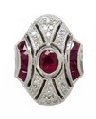 LDS SOL BACK RUBY & DIAMOND SLIDE