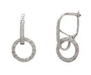 LDS DIAMOND CIRCLE EARRINGS