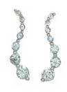 LADIES JOURNEY AQUA & DIAMOND EARRIN