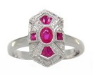 RUBY AND DIAMOND RING ESTATE