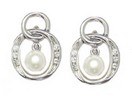 DIAMOND & PEARL EARRINGS