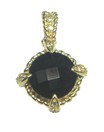 LDS ONYX & DIAMOND PENDANT