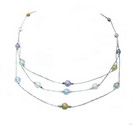 LDS MULTI COLOR SEMI PRECIOUS NECKLA