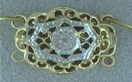 14K 1 DIA FILIGREE CLASP