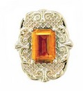 RECTANGULAR E/C SLIDE  CITRINE