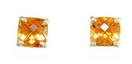 LDS ANT CUSH C/B CITRINE EARRING