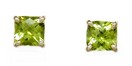 LDS ANT CUSH C/B PERIDOT EARRING