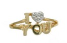 LDS 3 DIA "I LOVE YOU" RING