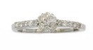 LDS SMALL RD DIAMOND CLUSTER RING