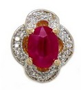 LDS OV RUBY & DIAMOND SLIDE