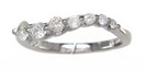 LDS 1/2CT DIAMOND "S" JOURNEY RING