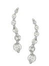 LDS 1/2CT DIAMOND JOURNEY EARRING